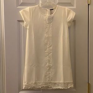 Little girl's white/cream dress